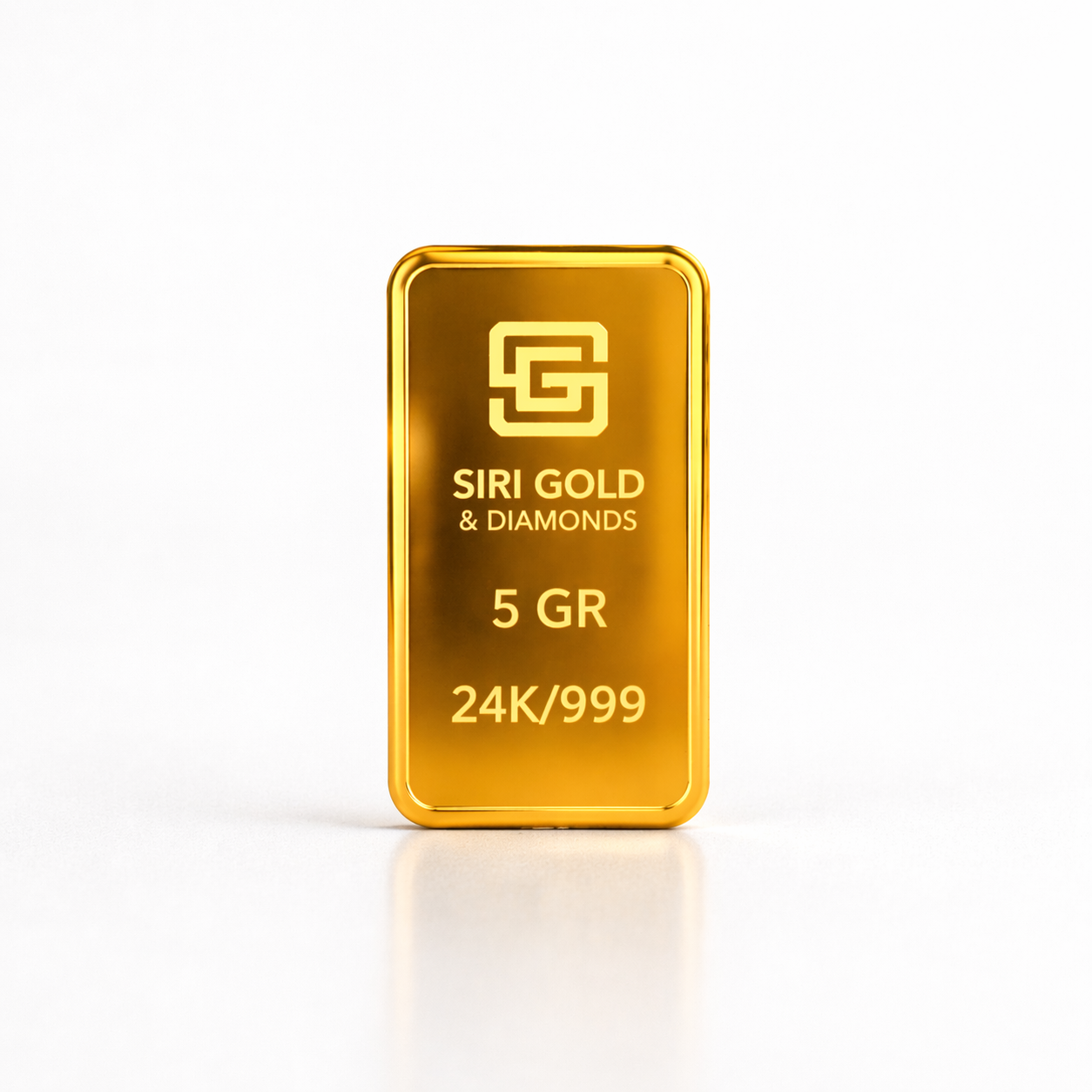 5 gram 24kt/999 gold bar