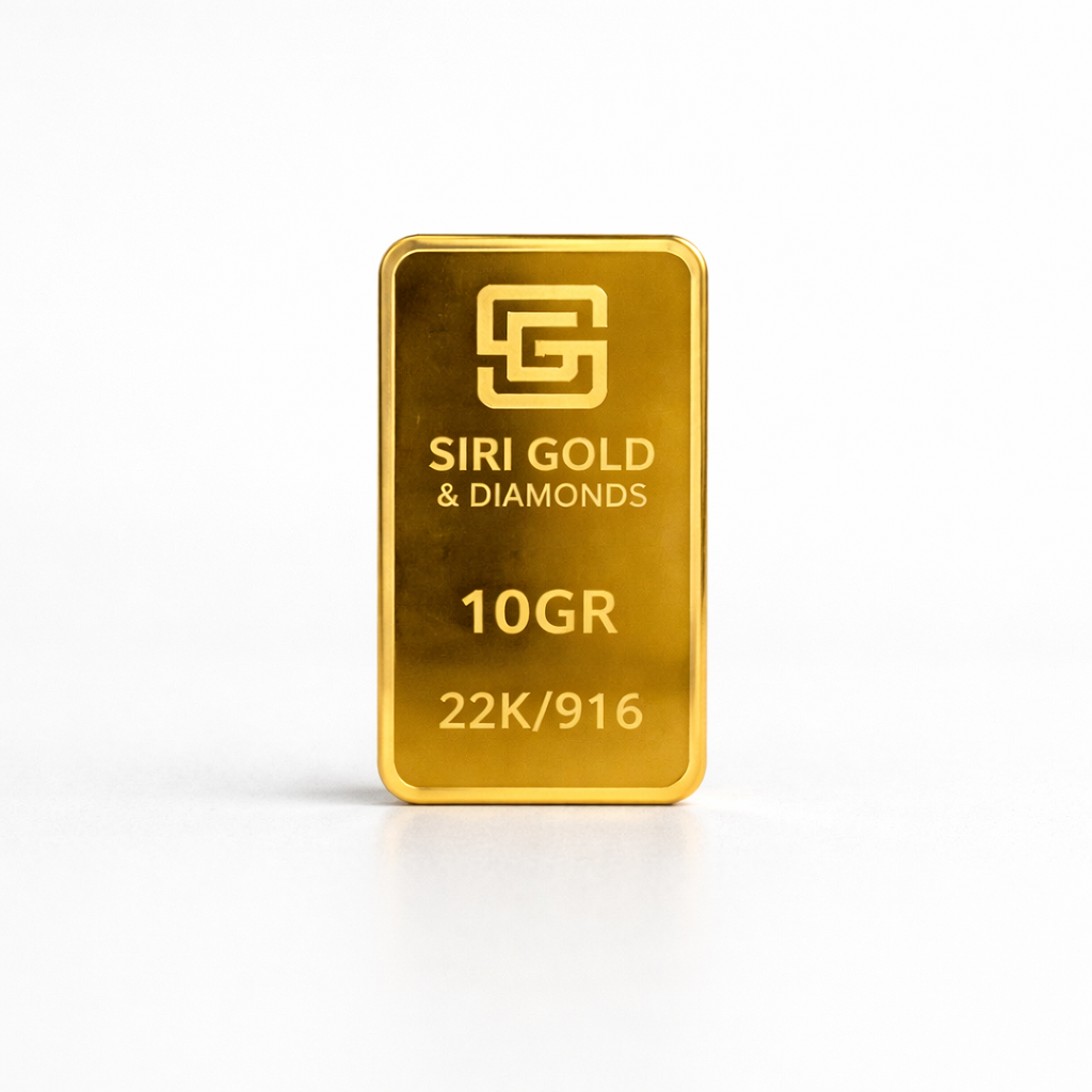 10 gram 22kt/916 gold bar