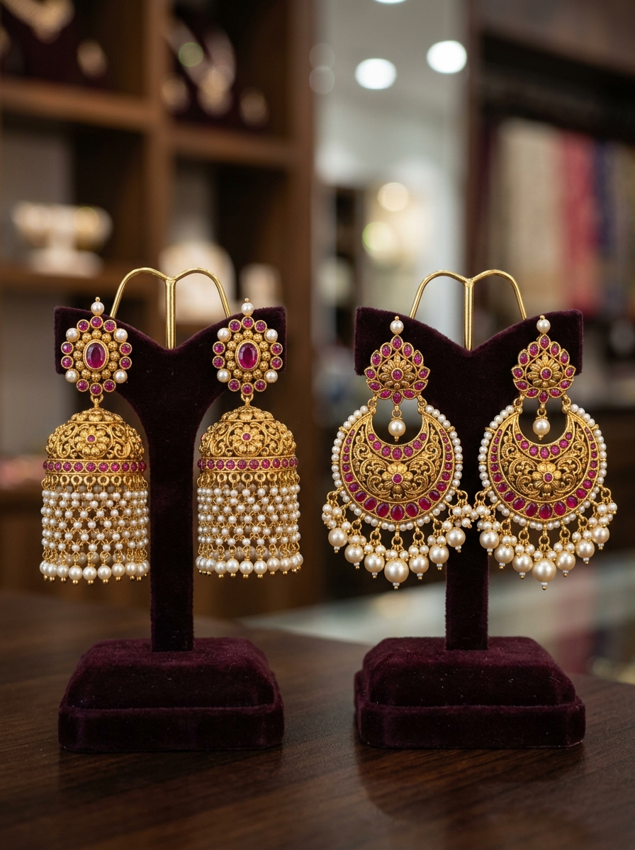 South Sea Pearl Chandbali