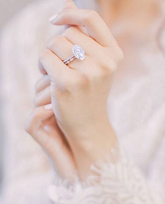 Solitaire Marquise Diamond Ring